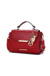 MKF Collection Sylvie Croco Embossed Shoulder Mia - Zarnesh